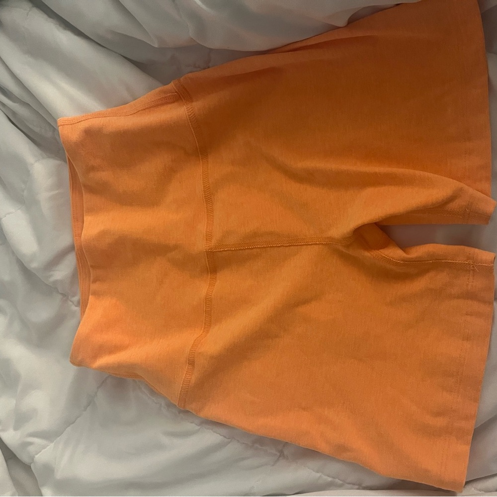Beyond Yoga Orange Athletic Shorts